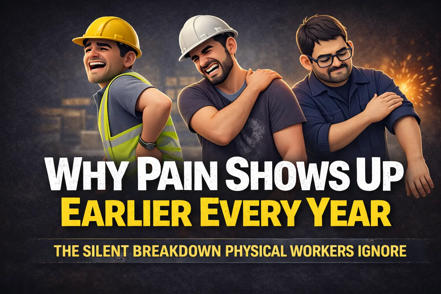 Why Pain Shows Up Earlier Every Year (And Why Physical Workers Feel It First)